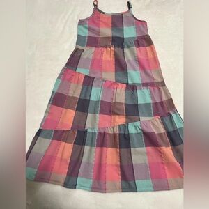 SO Multicolor Plaid Dress